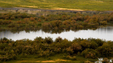 Le lac Alvan; Symphonie des couleurs