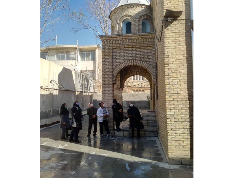 مرمت‌های انجام شده در کلیسای مسروپ مقدس مشهد بازبینی شد