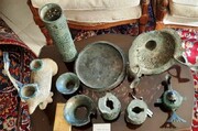 اشیای یکهزار و ۵۰۰ ساله در شهر سمنان کشف شد
