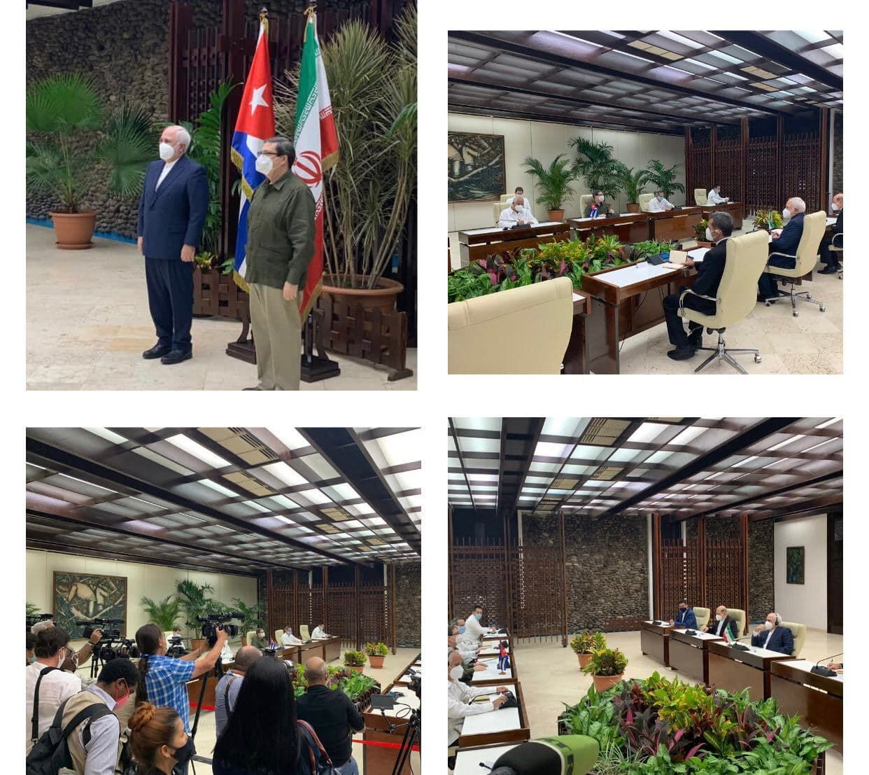 ظریف در هاوانا با وزیرامورخارجه کوبا دیدار و گفت وگو کرد - ایرنا
