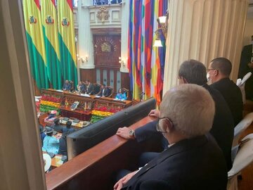 ظریف در مراسم تحلیف رییس جمهوری جدید بولیوی حضور یافت