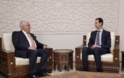 رئیس سازمان الحشد الشعبی عراق برای دیدار با اسد وارد دمشق شد