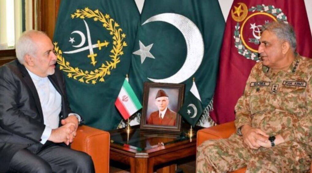 Iran's Zarif, Pakistani Commander discuss ties, border cooperation