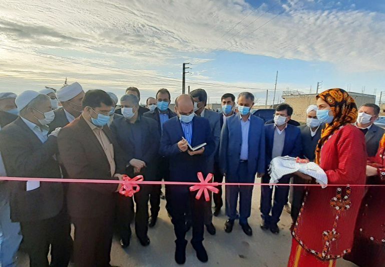 مرحله دوم طرح هادی روستای مرزی کرند گنبدکاووس افتتاح شد