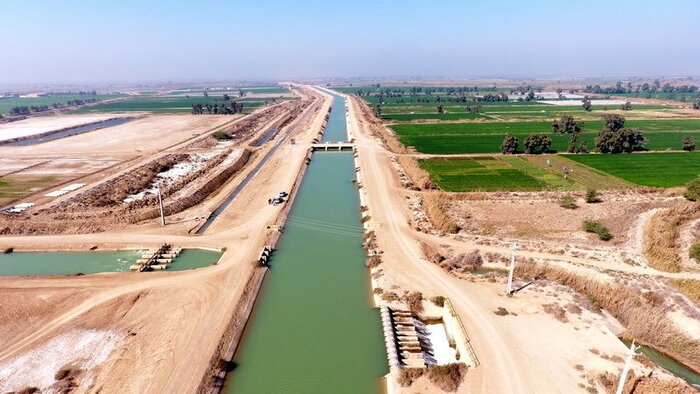 طرح زهکشی آب‌های شمالغرب در کردستان ۹۰ درصد پیشرفت دارد