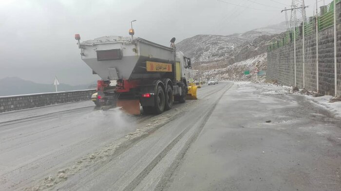 مسیرهای کوهستانی استان تهران برفی شد 2