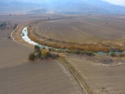 حقابه بختگان پس از گذرگاه ۸۲ کیلومتری به روستای کوه سبز رسید