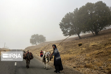 Iranian nomads in Chaharmahal Va Bakhtiari province