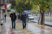روزهای خوش بارانی و حال خوب مردم در کرمانشاه