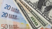 قیمت دلار در صرافی‌های بانکی افزایش و یورو کاهش یافت 