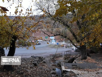 Nature of Iran's Quri Qaleh Village in autumn