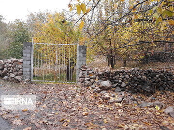 Nature of Iran's Quri Qaleh Village in autumn