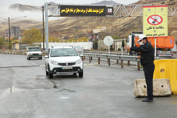 ۲۰۰ خودرو در کردستان مشمول جریمه محدویت‌ کرونا شدند