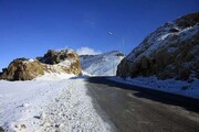 گردنه عسل‌کشان شهرستان کوهرنگ مسدود شد