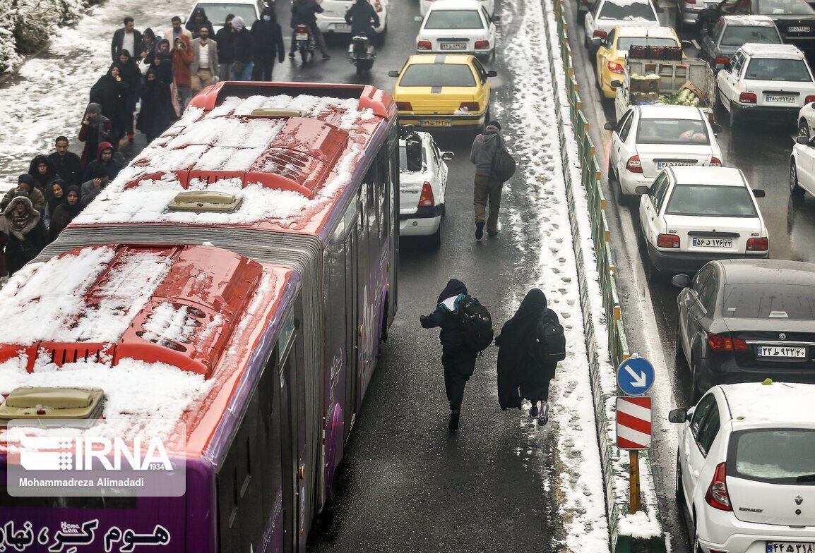 ناوگان اتوبوسرانی تهران برای فصول سرد تجهیز شد