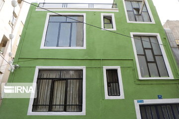 Colorful Alley in Iran's Tehran District 9