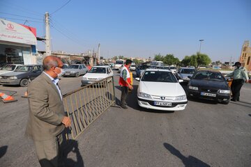 فرماندار از مبادی ورودی و خروجی شهر بندرعباس بازدید کرد