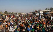 اعتراض کشاورزان معترض هندی به مقررات زدایی در بخش کشاورزی