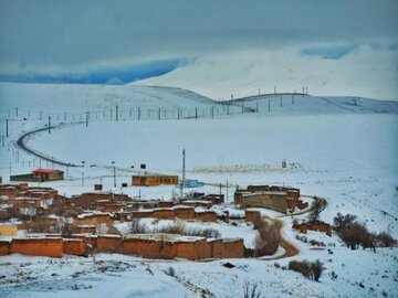 زمستان در روستای میدان مظفرخان بیجار