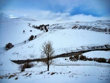 زمستان در روستای میدان مظفرخان بیجار