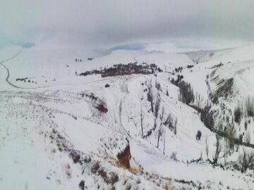 زمستان در روستای میدان مظفرخان بیجار