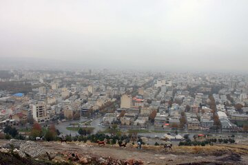 بارش باران پاییزی در بروجرد