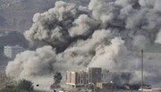 ائتلاف سعودی فرودگاه پایتخت یمن را بمباران کرد