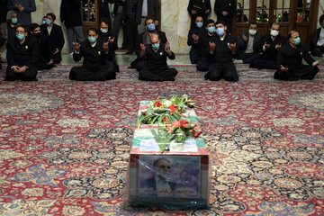 Funeral de despedida por el destacado científico iraní, Mohsen Fajrizade