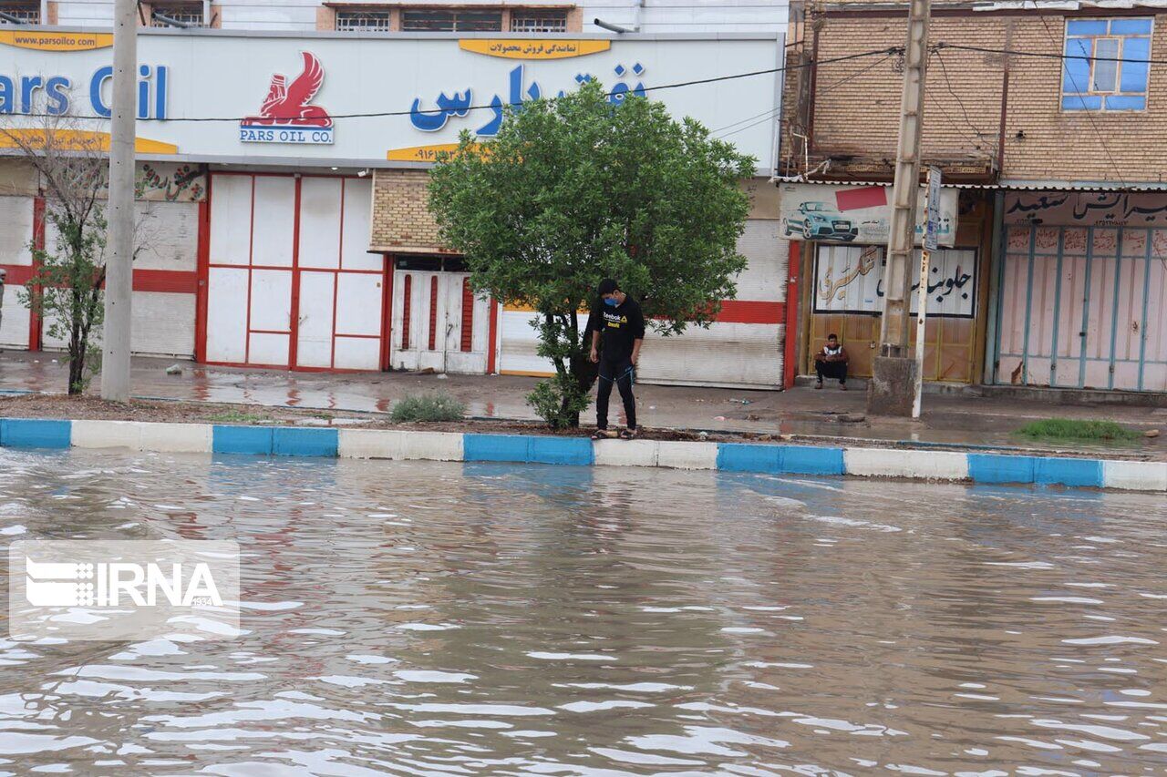 115 میلیمتر باران در برازجان ثبت شد
