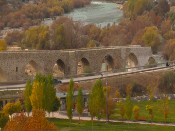 Pataveh Bridge in Iran