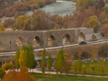 Pataveh Bridge in Iran