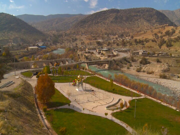 Pataveh Bridge in Iran