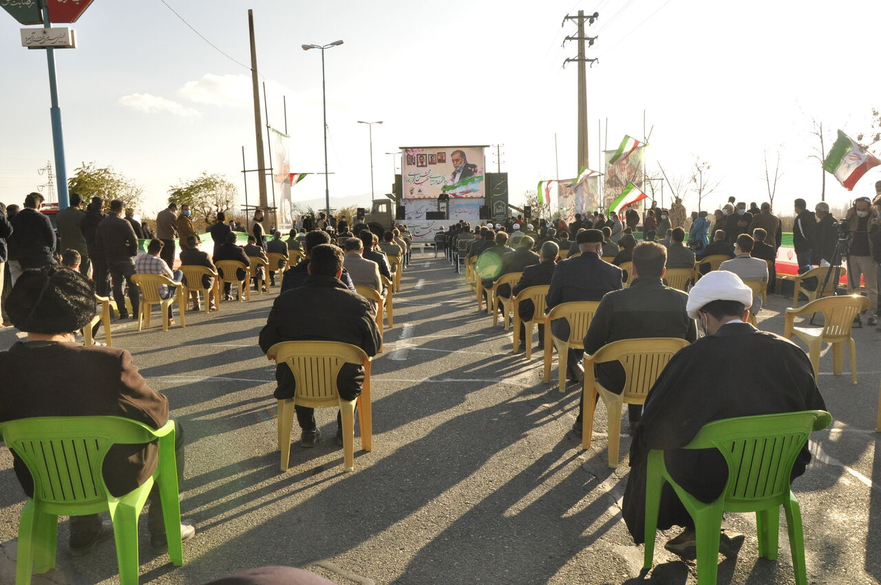 آیین بزرگداشت دانشمند شهید فخری زاده در آبسرد برگزار شد