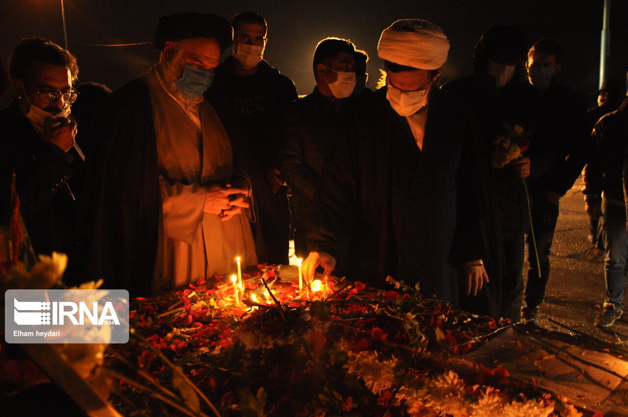 آیین یادبود دانشمند شهید فخری‌زاده در آبسرد برگزار شد