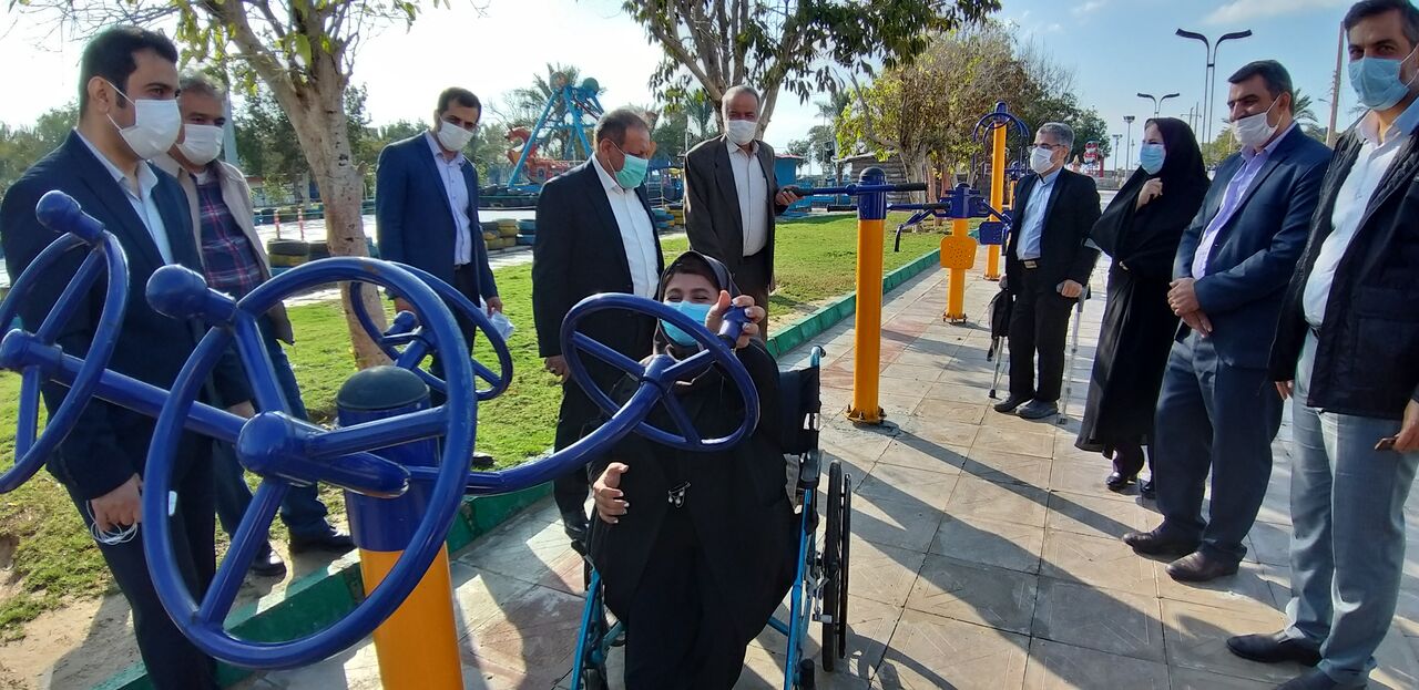 نخستین پارک بوشهر برای استفاده توانیابان مناسبسازی شد نخستین پارک بوشهر برای استفاده توانیابان مناسبسازی شد