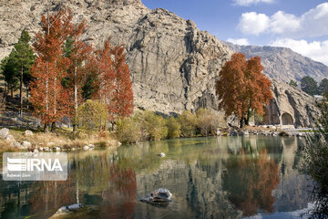 Autumn view of Taq-e Bostan