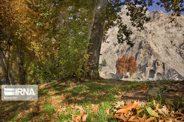 Autumn view of Taq-e Bostan