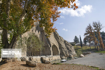 Autumn view of Taq-e Bostan