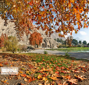 Autumn view of Taq-e Bostan