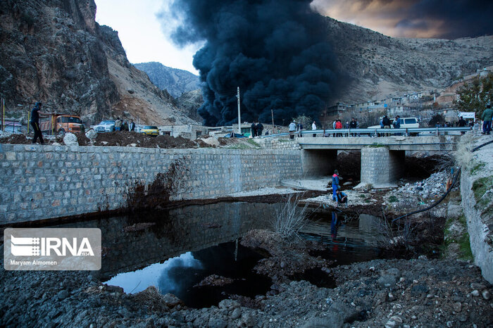 سرخون چهارمحال و بختیاری و تکرار آلودگی نفتی