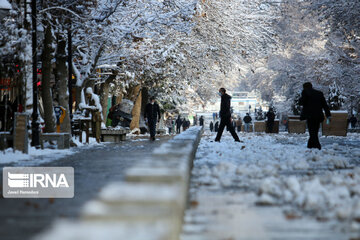 Snow blankets Iran’s Hamedan