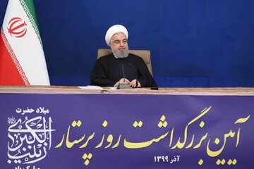  روحانی: کادر درمان در همه حوادث در خط مقدم بوده است