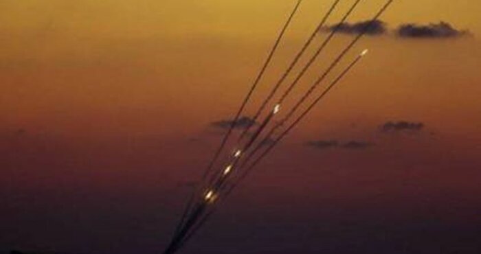 شلیک ۱۵۰ فروند موشک از غزه به فلسطین اشغالی