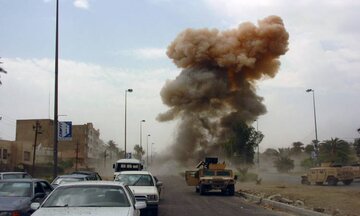 انفجار بمب در مسیر کاروان پشتیبانی ائتلاف بین المللی در عراق