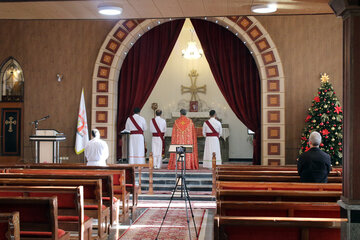 Celebración de la Navidad en Urmia