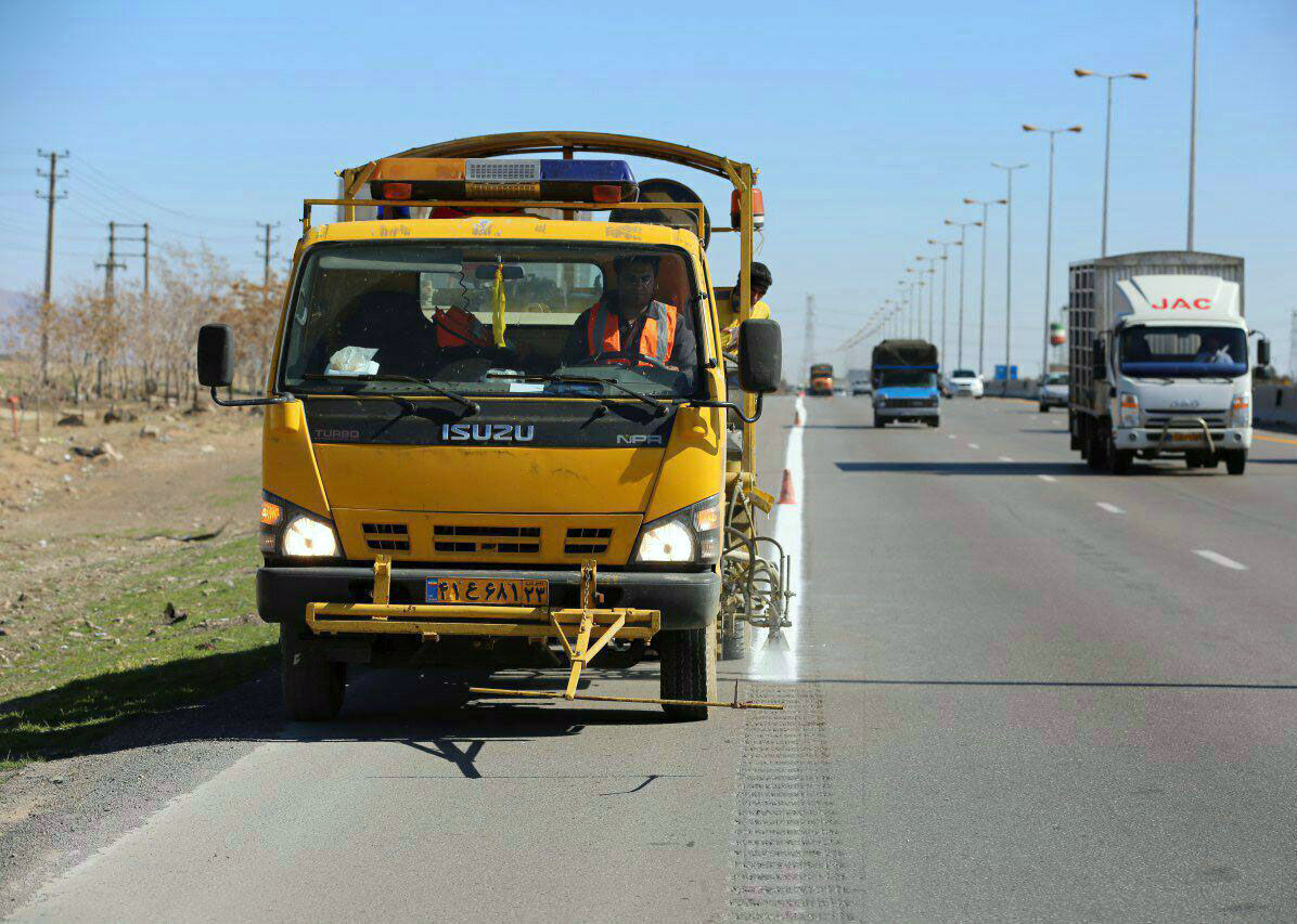 ٧۵٠ کیلومتر از جاده‌های خوزستان خط‌کشی شد