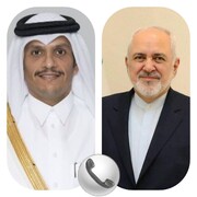گفت‌وگوی وزرای خارجه ایران و قطر درباره لزوم مشارکت کشورهای منطقه