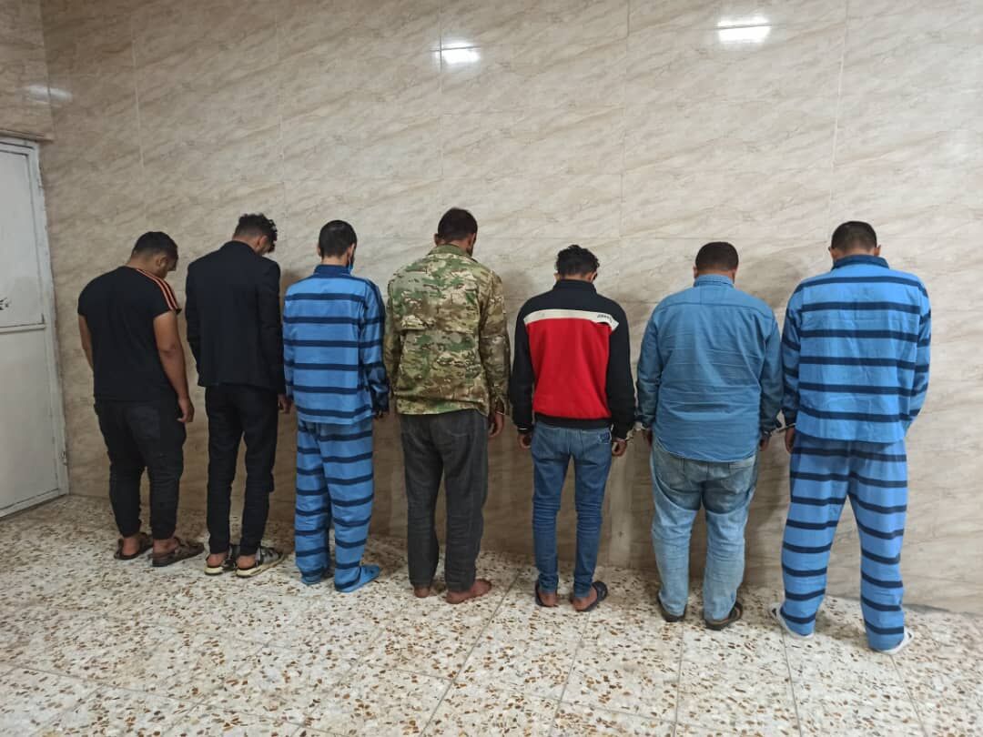 سارقان مسلح در دام پلیس شوش