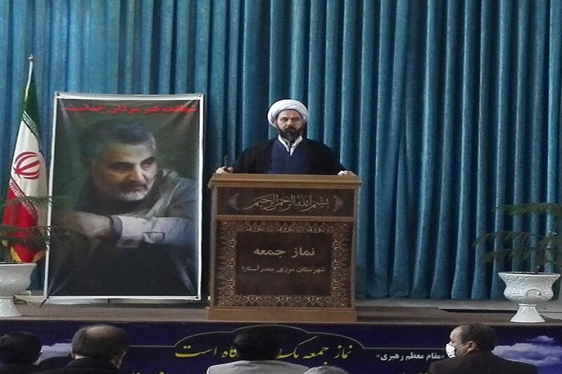 امام جمعه آستارا: حاج قاسم به واسطه ارتباط معنوی با خدا عزت یافت