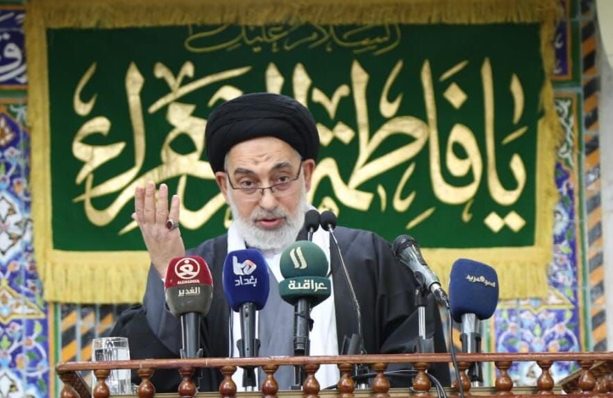 امام جمعه نجف: با ترور شهیدان سلیمانی و المهندس خون دو ملت در هم آمیخت